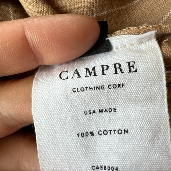 Workhall Long Cotton Striped Button Down Skirt Small - Picture 6 of 10